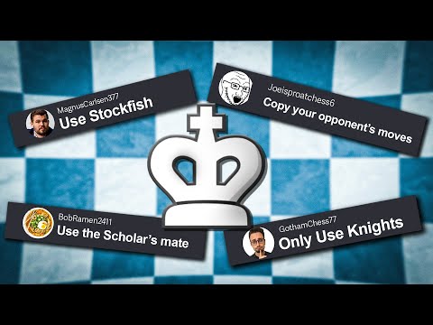 I Tried Your Terrible Chess Strategies...