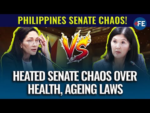 Pia VS Risa : Philippines Senate Erupts Over Controversial Health and Ageing Laws Debate