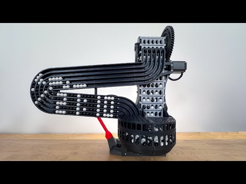 Mini Giant Marble Clock that tells the time using marbles - Still too big