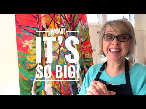 Paint A Huge Painting With Me!