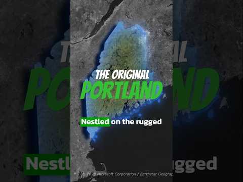 The ORIGINAL Portland Is In Maine 🤓 #60secondcities #portland #maine #geography