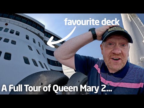 A Proper Look Around The ONLY Operating Ocean Liner In The World. Welcome Aboard Queen Mary 2...