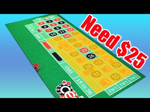 Only Need $25 to make $307 - Roulette Strategy