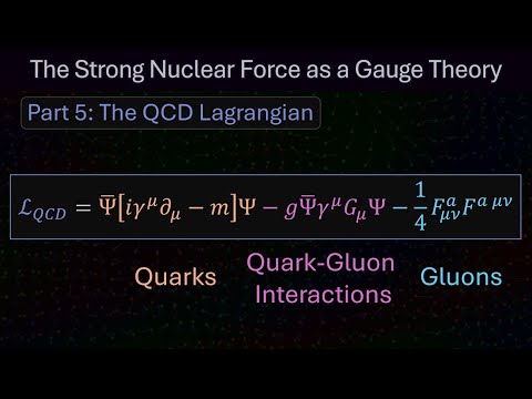 The Strong Nuclear Force as a Gauge Theory, Part 5: The QCD Lagrangian