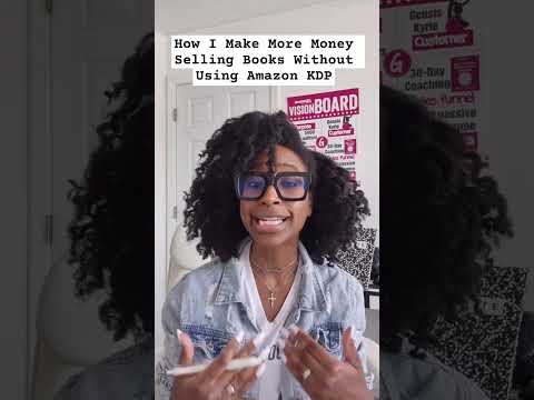 How I Make More Money Selling My Book WITHOUT Using Amazon KDP. #writing #shorts