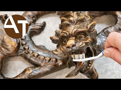 I restored a CRAZY VANITY TABLE