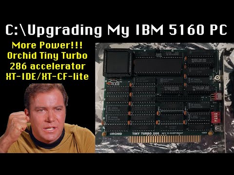 IBM 5160 XT Upgrade: Orchid Tiny Turbo 286 + XT-CF-Lite