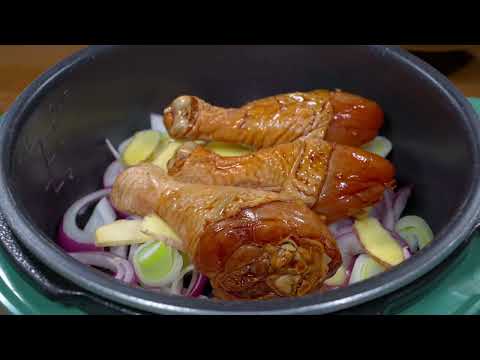 把鸡腿放进电饭锅里面，不加一滴水，出锅瞬间变美味，上桌孩子抢着吃，太香了#like #美食 #cooking