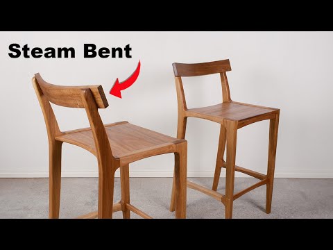 Building a Pair of Elegant Bar Stools