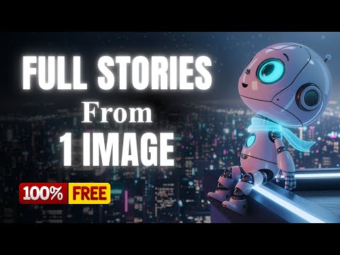 Automate Full Stories From 1 Image 100% FREE(Auto Whisk + Grok Imagine)
