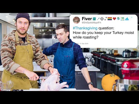 Bon Appétit's Brad & Chris Answer Thanksgiving Questions From Twitter | Tech Support | WIRED