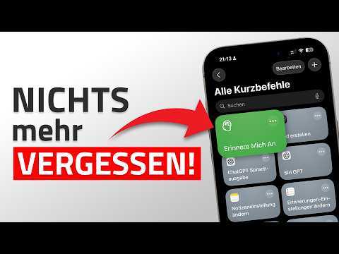 Nie wieder etwas vergessen: So hilft dir dein iPhone! 🧠