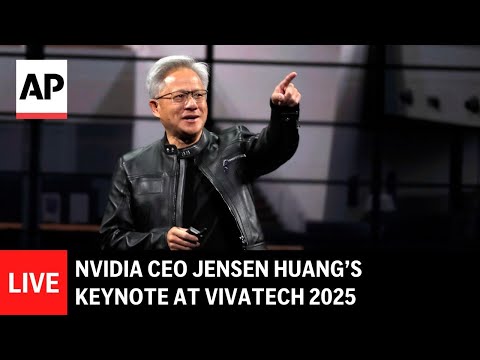 LIVE: Nvidia CEO Jensen Huang delivers keynote speech at VivaTech 2025
