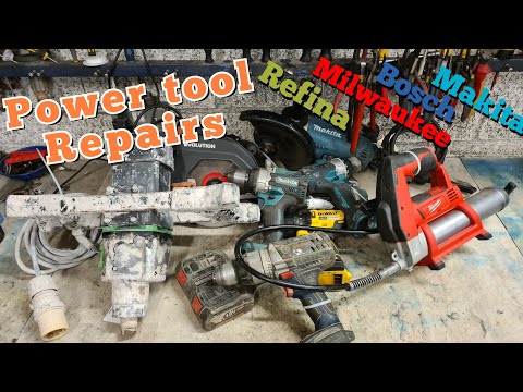 Repairing a selection of Power Tools, this time it's the makitas that aren't worth fixing.