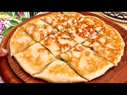 No Oven! No Yeast! Cheese Potato Bread in a Frying Pan