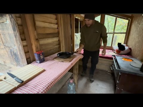 He lives alone in the mountains with his animals, but what does he eat?