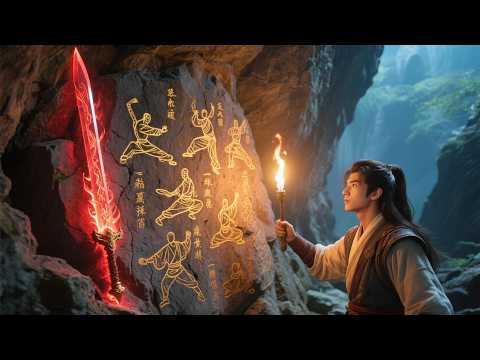 A Kung Fu boy was trapped in a cave, but he picked up a legendary martial arts secret book!