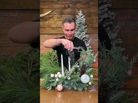 Как собрать композицию? Настольная новогодняя композиция своими руками