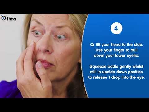 How to correctly apply Thea Vevizye eye drops?