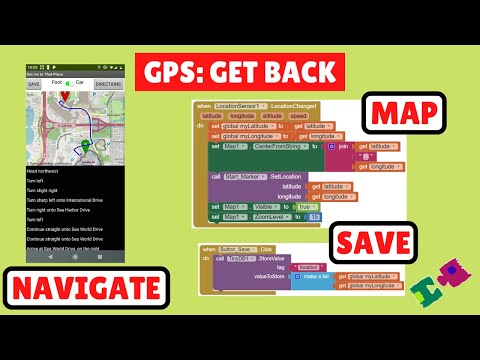 MIT App Inventor 2 Location Services: Navigate to a Saved Location