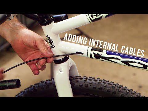 Adding internal cables to my steel mountain bike frame