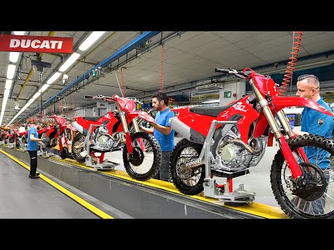 Inside Massive Italian Factory Building Powerful Ducati Motocross From Scratch