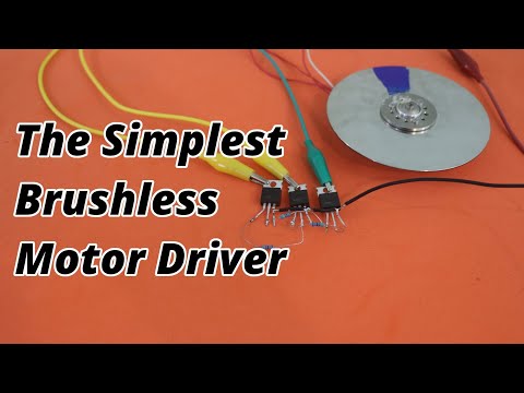 Super Simple Hard Drive Motor Driver