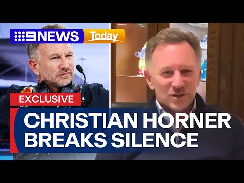 Christian Horner breaks his silence on his exit from Red Bull | 9 News Australia