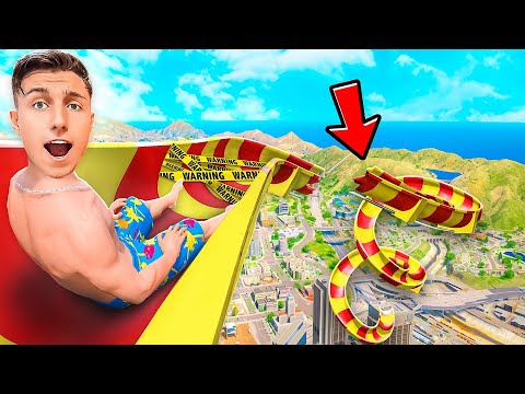 Die VERBOTENE WASSERRUTSCHE in GTA 5! 🚫