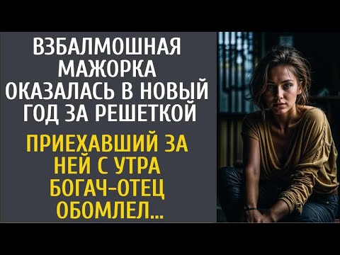 Взбалмошная мажорка оказалась в новый год за решеткой… Приехавший за ней с утра богач-отец обомлел…