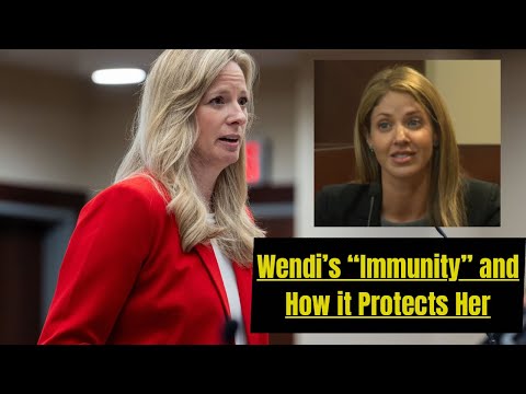 "The State is Not Going to Arrest Me!" - Wendi's "Immunity" Explained