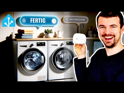 Waschmaschine super einfach smart machen mit Home Assistant