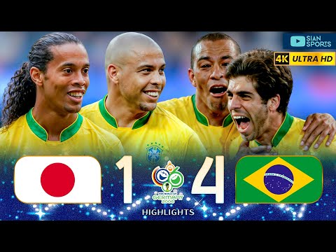 RONALDO, RONALDINHO E JUNINHO DERAM SHOW NA MELHOR PARTIDA DA SELEÇÃO BRASILEIRA NA COPA DE 2006 !