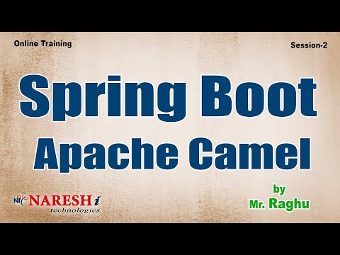 Spring Boot - Apache Camel | Session-2 by Mr. Raghu