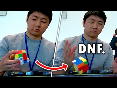 I never practice cubing...