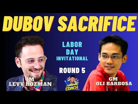 PINOY GRAND MASTER DUBOV STYLE SACRIFICE PLAY! DUROG ANG NO.1  YOUTUBER! Gothamchess vs Barbosa