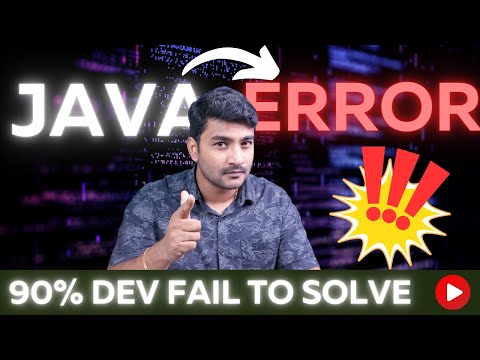 5 JAVA ERRORS you should learn today ( NoClassDefFoundError) | JVM architecture - ClassLoader
