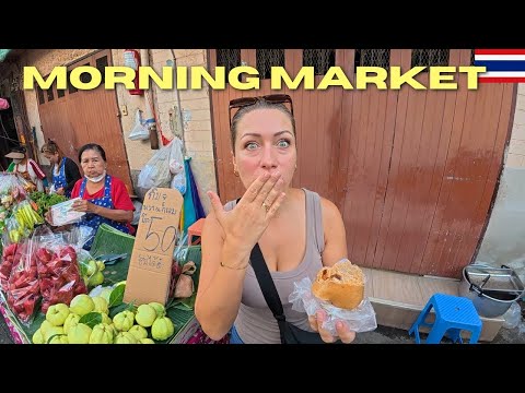 Local experience in the MORNING MARKET in Bangkok - Trok Mor Market Bangkok Thailand