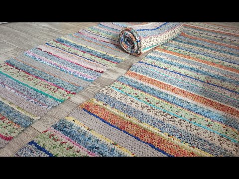 Master class! I knitted a bunch of grandma's rugs for the house out of nothing!!!