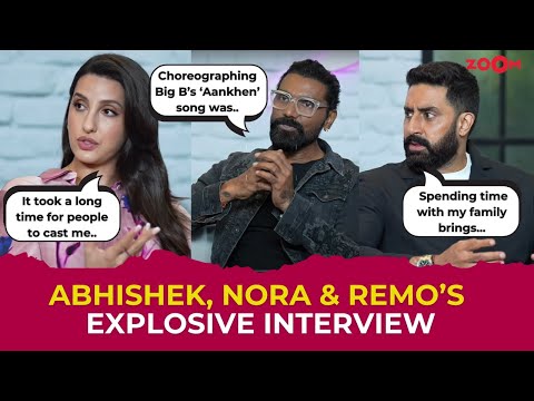 Abhishek Bachchan, Nora Fatehi & Remo on their film Be Happy; industry STRUGGLES, Gen Z & more!