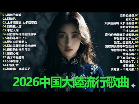 大陸流行歌曲🎈🎈【無廣告】2025最新歌曲 2025好听的流行歌🎗️華語流行串燒精選抒情歌 🎗️Top Chinese Songs 2026