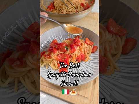 Classic Spaghetti Pomodorini🍝🇮🇹 #shorts #spagetti #italianfood #italian #pomodoro #classic #cooking