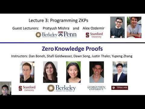ZKP MOOC Lecture 3: Programming ZKPs