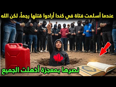 عندما أسلمت فتاة في كندا أرادوا قتلها رجماً، لكن الله نصرها بمعجزة أذهلت الجميع