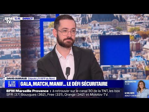 Amsterdam, France-Israel Match: David Guiraud on BFM
