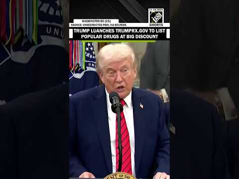 Trump launches TrumpRx.gov to list popular drugs at discount as US strikes a deal with AstraZeneca