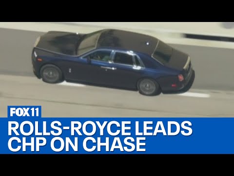 Potentially stolen Rolls-Royce leads police on chase in East LA