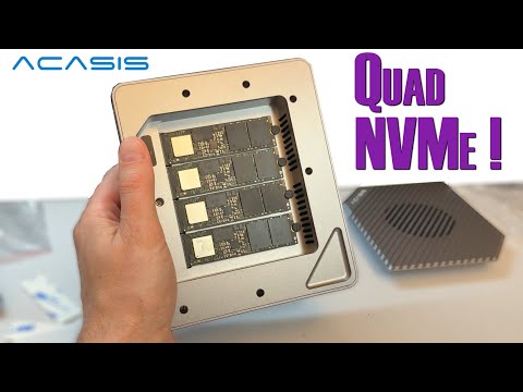 DATA 4 DAYZ !  -- Acasis 4 Bay RAID NVMe SSD Enclosure (Thunderbolt 3/4)