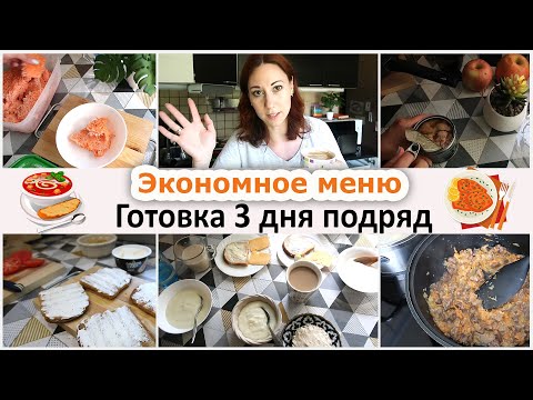 Budget-friendly menu. What I cooked and bought in 3 days. My kitchen appliances