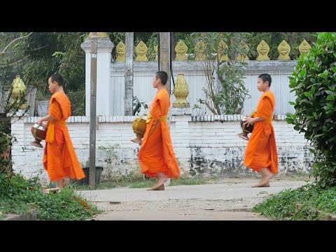 Luang Prabang AUTHENTIC Alms + Nate's Birthday!